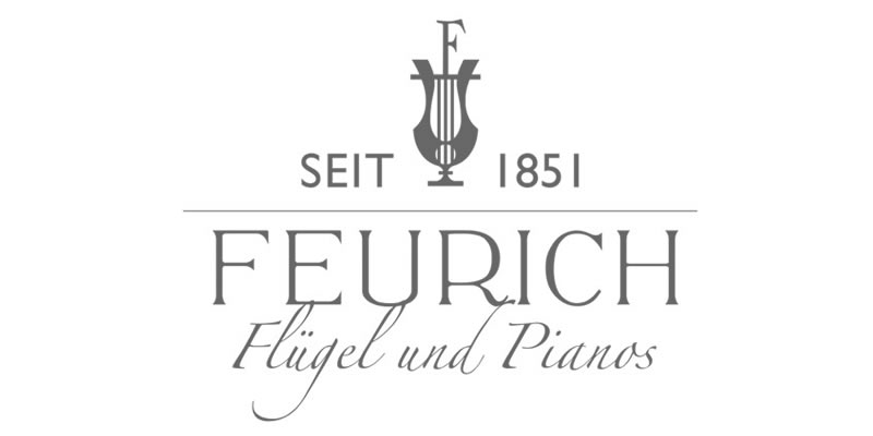 Klaviere von Feurich im Musikhaus Magunia in Stade